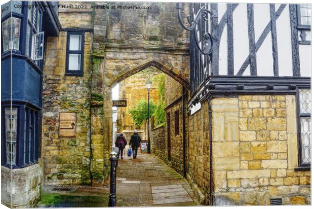The Bow Arch Sherborne Canvas Print by Peter F Hunt