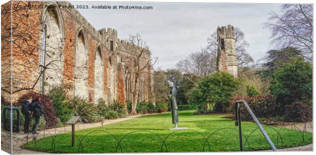 The Bishops Palace Garden Canvas Print by Peter F Hunt