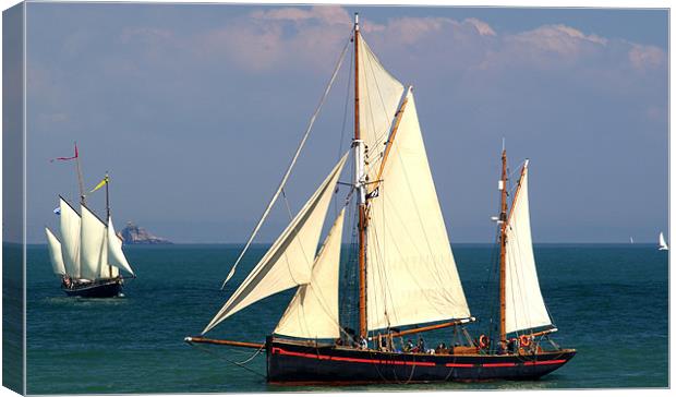 White Sails Canvas Print by Peter F Hunt