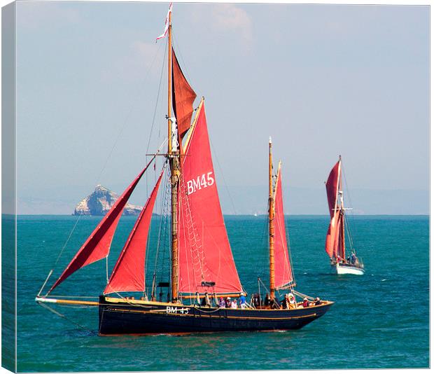 Brixham Heritage Canvas Print by Peter F Hunt