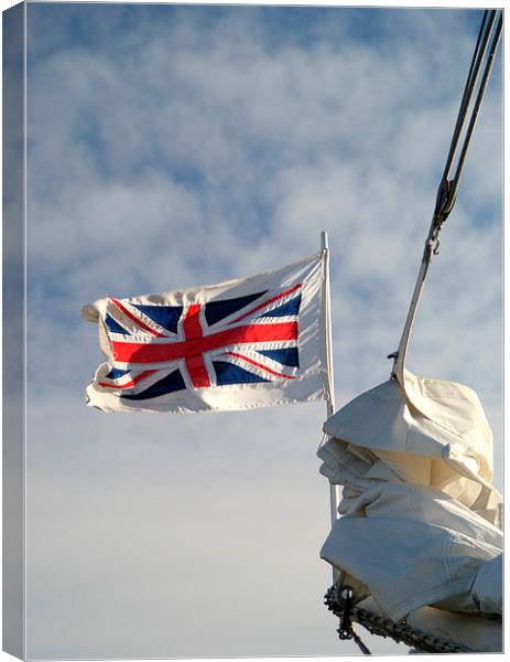 Flying the Union Flag Canvas Print by Peter F Hunt
