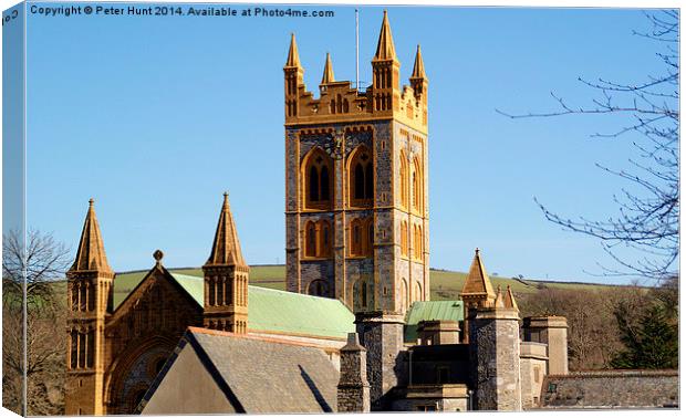 Buckfast Abbey Devon Canvas Print by Peter F Hunt