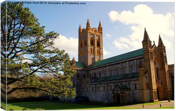 Buckfast Abbey Canvas Print by Peter F Hunt