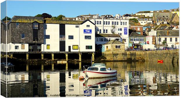 Falmouth Reflections Canvas Print by Peter F Hunt