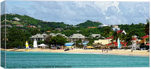 Le Gros Islet Canvas Print by Peter F Hunt