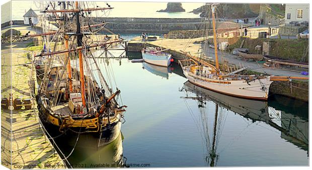 Charlestown Heritage Sail Canvas Print by Peter F Hunt