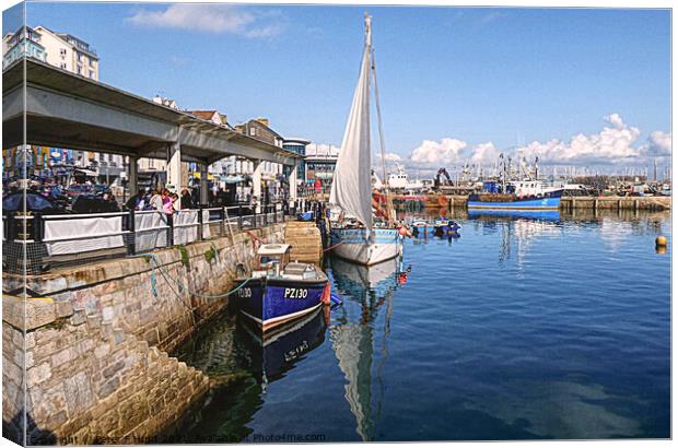 Calm Harbour Canvas Print by Peter F Hunt