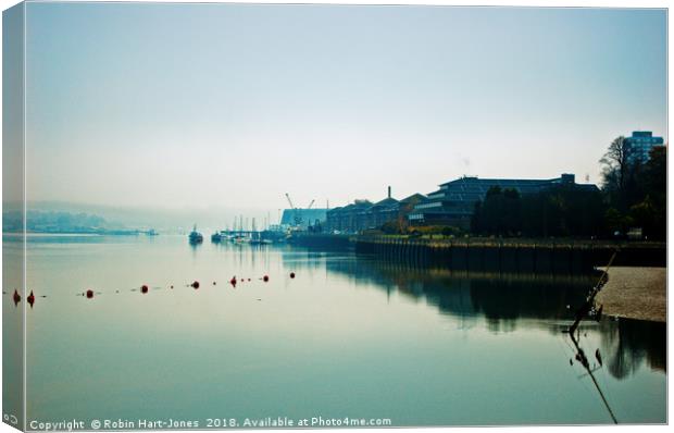 Chatham Waterfront Canvas Print by Robin Hart-Jones