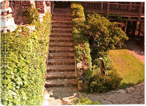 Stairs Canvas Print by Pics by Jody Adams