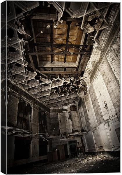 Abandoned Bank Canvas Print by Jessica Berlin