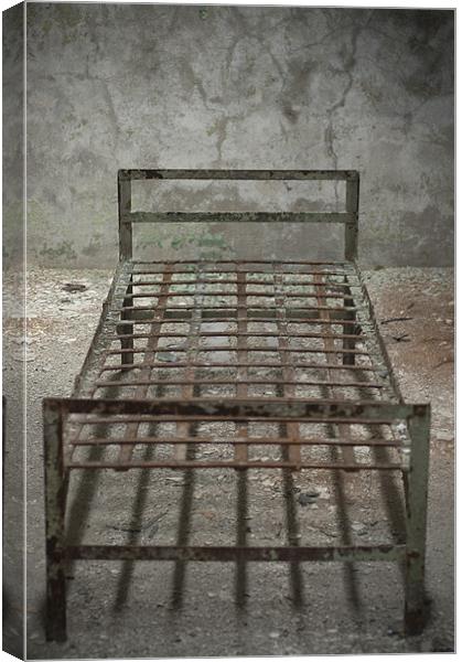 Prison Bed Canvas Print by Jessica Berlin