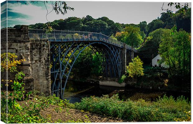 The Iron Bridge Canvas Print by Tim Finch