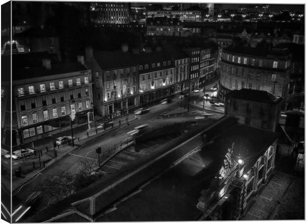 newcastle quayside Canvas Print by Robert Bennett