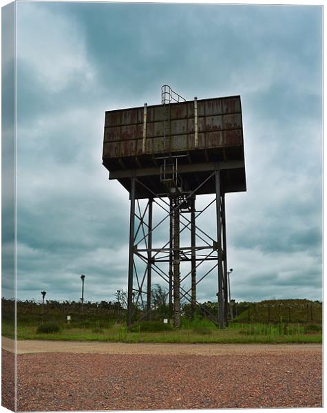 Water Tower Canvas Print by Gemma Shipley