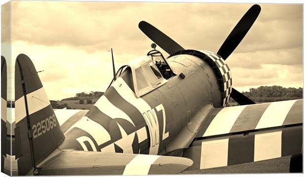 P47 Thunderbolt Canvas Print by David Tudman