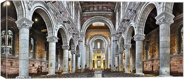 St Annes Cathedral Belfast Canvas Print by Peter Lennon