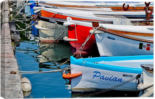In Safe Harbour Canvas Print by Peter Lennon