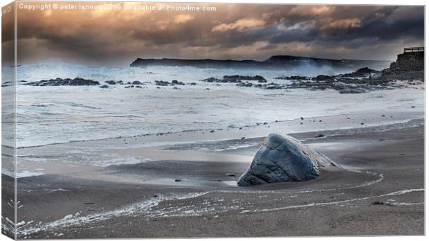  THE ROCK Canvas Print by Peter Lennon