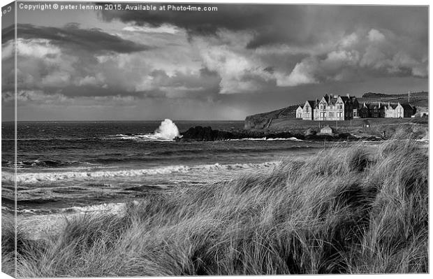  Moody Runkerry Canvas Print by Peter Lennon