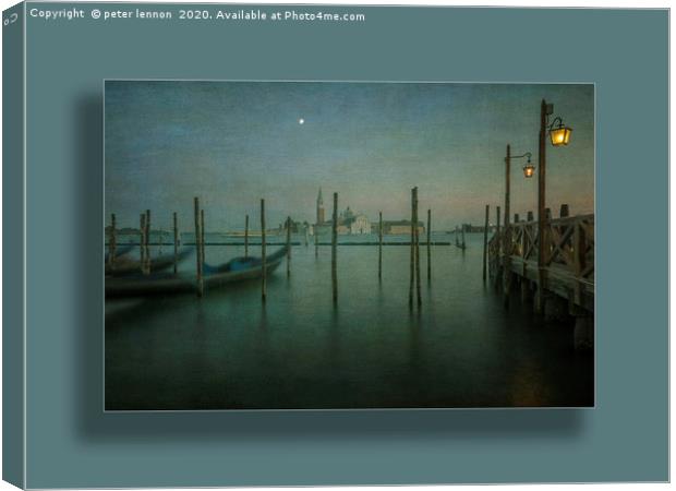Venice Old Masters 2 Canvas Print by Peter Lennon