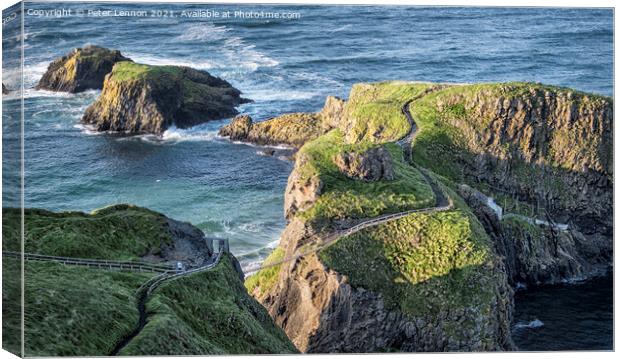 The long & winding road... Canvas Print by Peter Lennon