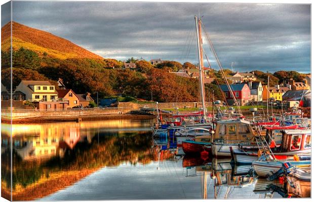 View From Port Arthur Marina Canvas Print by Anne Macdonald