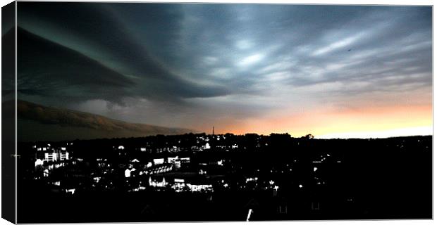 Storm on the Horizon Canvas Print by Georgie Lilly