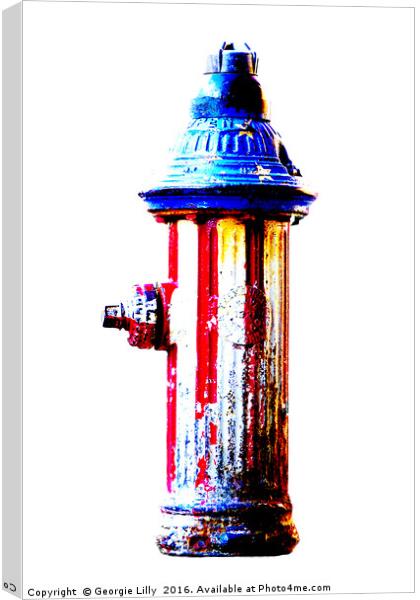                                NYC Hydrant Canvas Print by Georgie Lilly