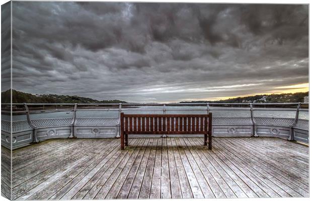  View from the Pier Canvas Print by Jon Lingwood