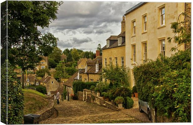 A Lane in Bath Canvas Print by Ray Nelson