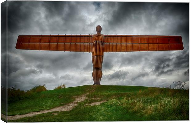 Angel of the North HDR 1 Canvas Print by Ray Nelson