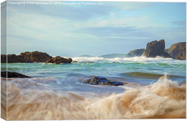 incoming tide Canvas Print by Silvio Schoisswohl