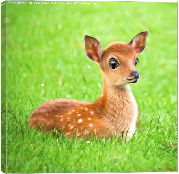 sweet little kid Canvas Print by Silvio Schoisswohl