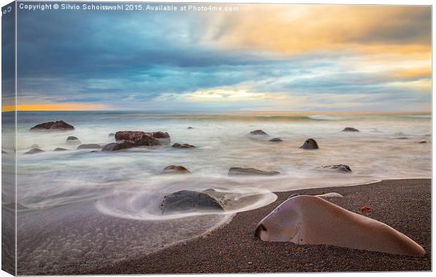  Maia Beach Canvas Print by Silvio Schoisswohl