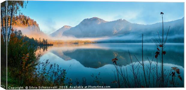 Autum in Austria Canvas Print by Silvio Schoisswohl