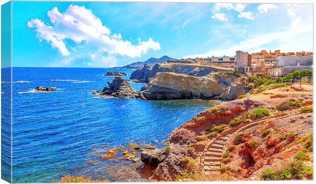 La Manga seaside in Spain Canvas Print by Dragomir Nikolov