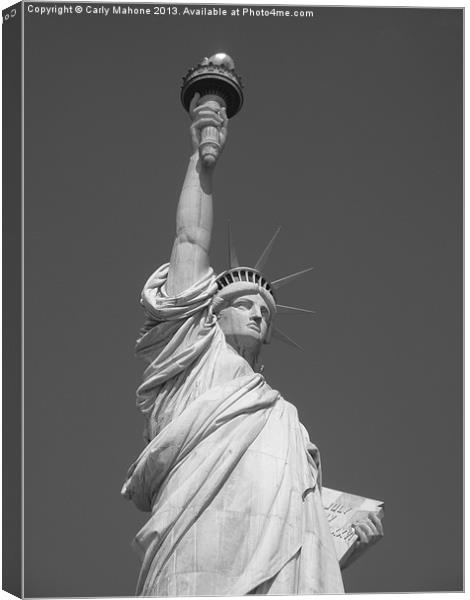 Statue of Liberty Canvas Print by Carly Mahone