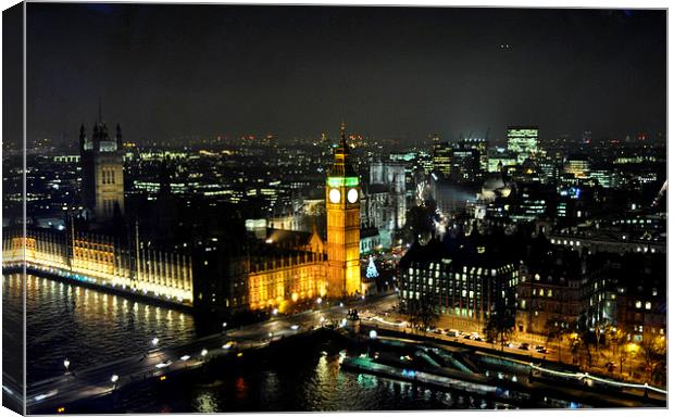 The Big Ben Canvas Print by Gabriela Olteanu