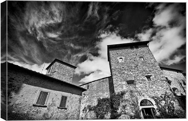 Volpai, Tuscany Itally Canvas Print by Andy McGarry
