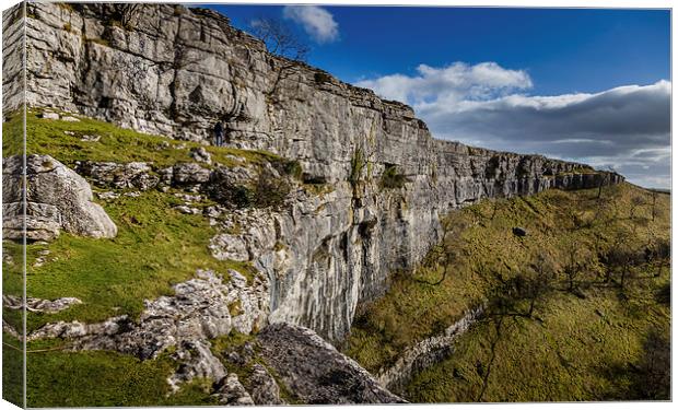Malham Cove Canvas Print by Andy McGarry