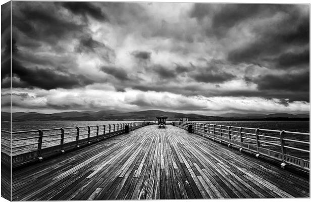  Beaumaris Pier on Anglesey Canvas Print by Andy McGarry