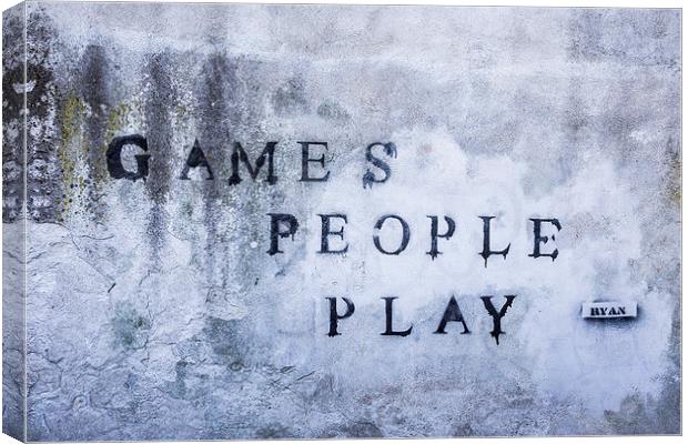  Games People Play Canvas Print by Andy McGarry