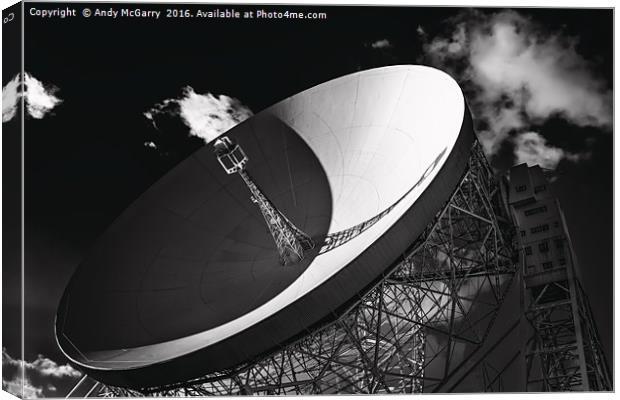 Jodrell Bank Canvas Print by Andy McGarry