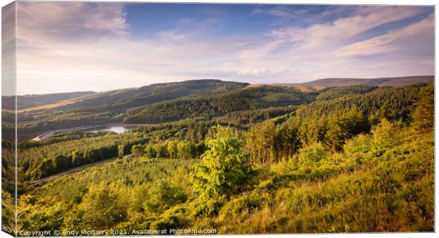 Macclesfield Forest Canvas Print by Andy McGarry