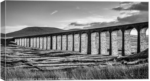 Ribblehead Viaduct Canvas Print by Andy McGarry