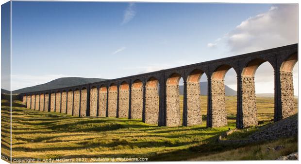Ribblehead Viaduct Canvas Print by Andy McGarry