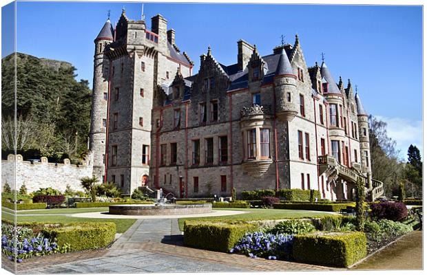 belfast castle Canvas Print by william sharpe