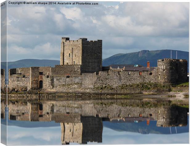 carrickfergus castle Canvas Print by william sharpe