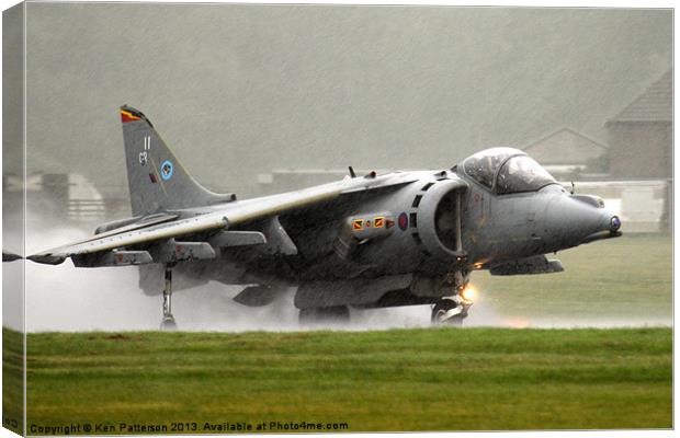 All Weather fighter Canvas Print by Ken Patterson