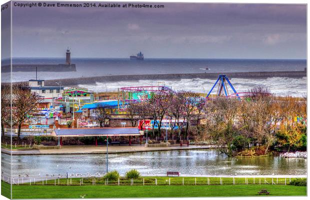 The Seafront Canvas Print by Dave Emmerson